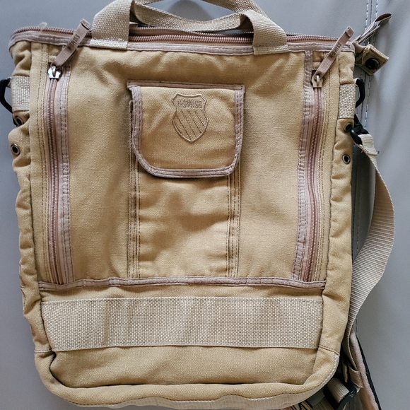 KSwiss Bags Kswiss Tan Messenger Bag Poshmark